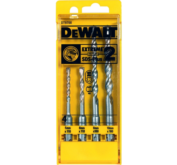 Набор буров DeWalt SDS-plus, 4 шт.